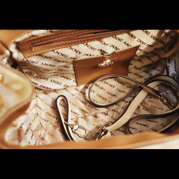 DKNY Leather Top Handle Handbag - Picture 6 of 8